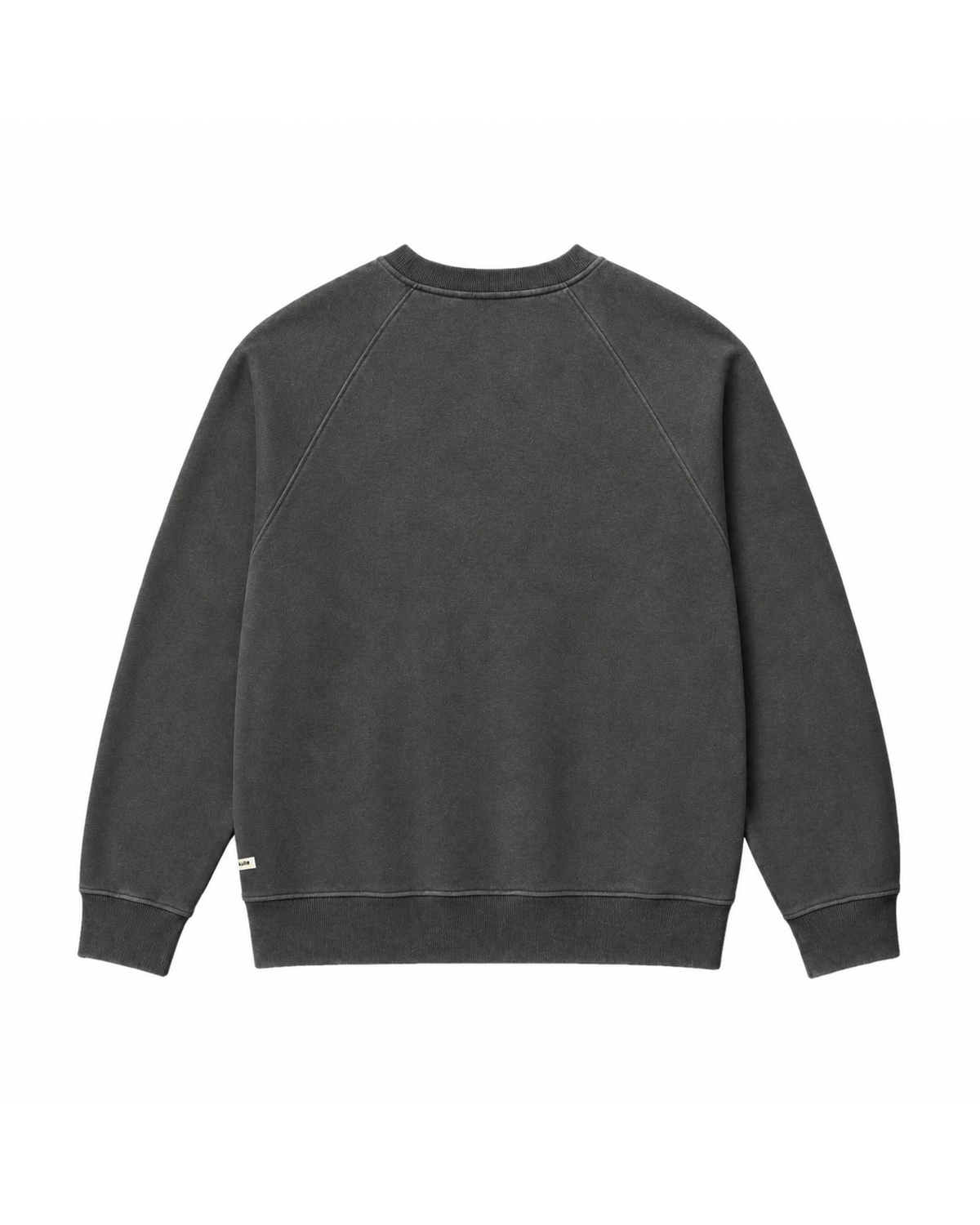 Oversize Picto Sweatshirt Anthracite KULTE, back packshot