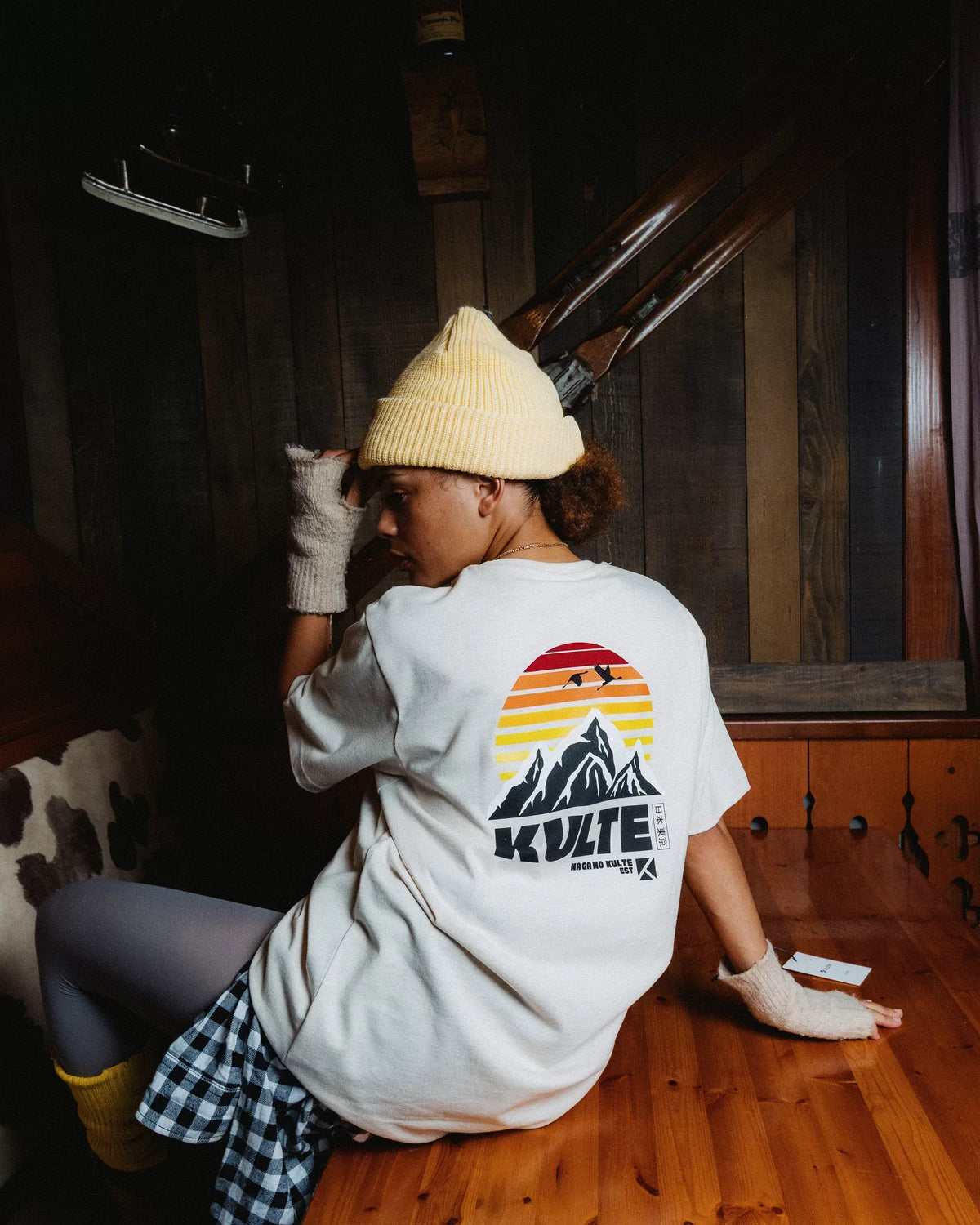 T-shirt Nagano off white KULTE, dos