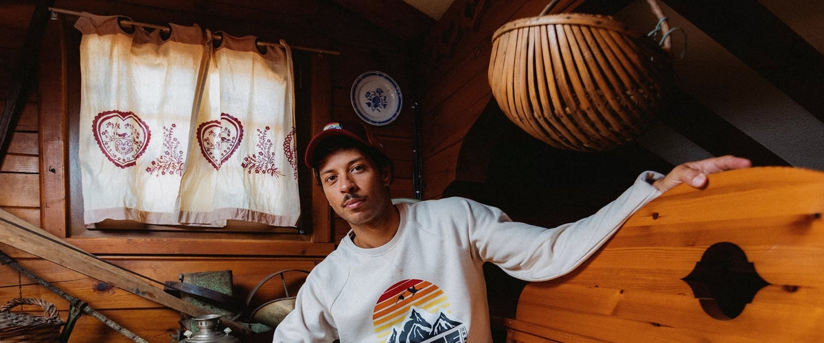 Hauts Hiver 26 KULTE, sweat Nagano porté