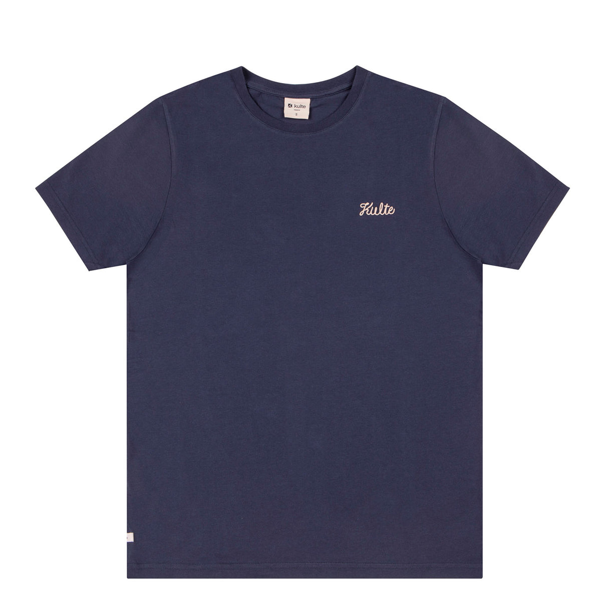 Script Center Snavy T-SHIRT SCRIPT BLEU MARINE – KULTE
