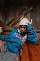 Hoodie Athletic Seafoam Green KULTE, worn