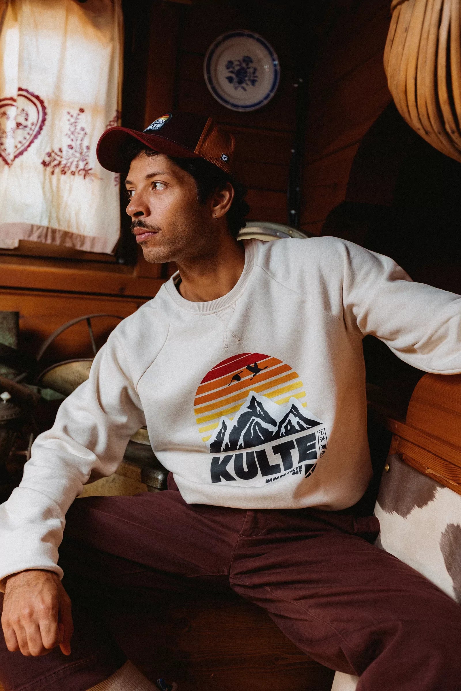 Casquette Motif Nagano KULTE, porté