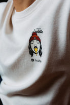 T-shirt Lait Cru heather off white KULTE, detail