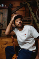 T-shirt Lait Cru heather off white KULTE, worn