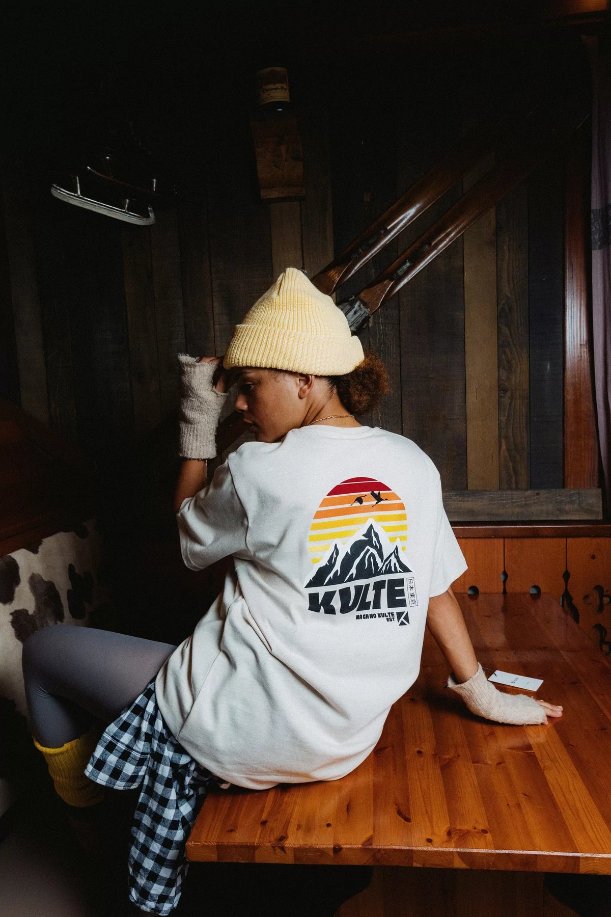 T-shirt Nagano off white KULTE, dos