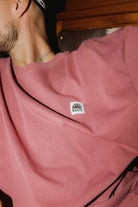 T-shirt Oversize Picto Brick Dusty KULTE, detail